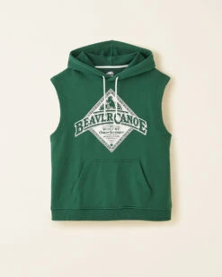Beaver Canoe Sleeveless Hoodie Gender Free