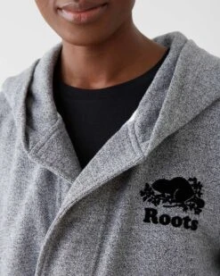 Salt And Pepper Hooded Robe Gender Free -Cloveras Fashion Shop 27180003 008 e