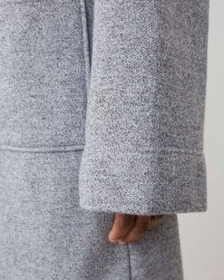 Salt And Pepper Hooded Robe Gender Free -Cloveras Fashion Shop 27180003 008 i