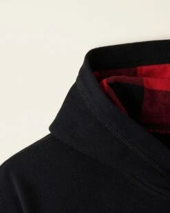 Kids Plaid Applique Kanga Hoodie -Cloveras Fashion Shop 29030453 001 f