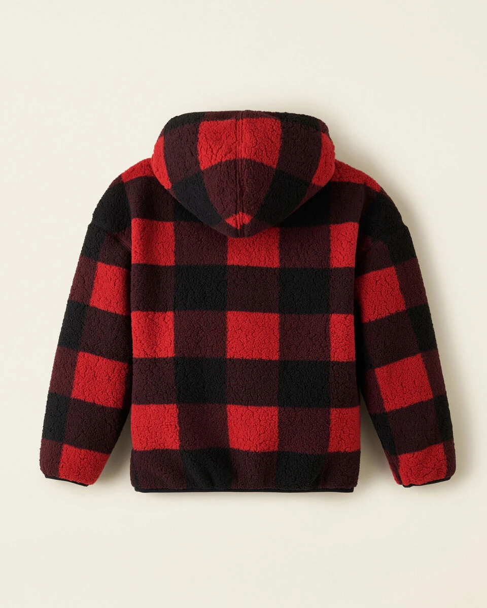 Kids Shearling Fleece Zip Hoodie 4 Kids Shearling Fleece Zip Hoodie - Image 4