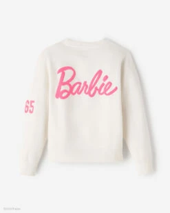Kids Barbie™ X Roots 65 Relaxed Crew Sweatshirt -Cloveras Fashion Shop 29030522 CJ2 d