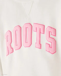 Kids Barbie™ X Roots 65 Relaxed Crew Sweatshirt -Cloveras Fashion Shop 29030522 CJ2 e