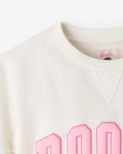 Kids Barbie™ X Roots 65 Relaxed Crew Sweatshirt -Cloveras Fashion Shop 29030522 CJ2 h