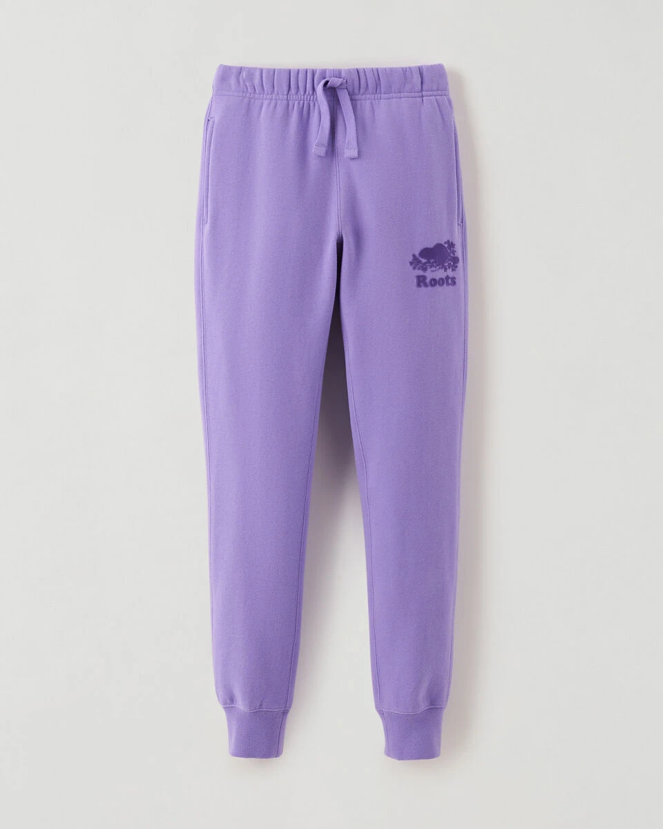 Girls Organic Slim Cuff Tonal Sweatpant 3 Girls Organic Slim Cuff Tonal Sweatpant - Image 3