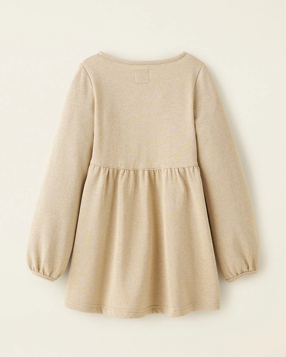 Girls Gold Sparkle Dress 3 Girls Gold Sparkle Dress - Image 3