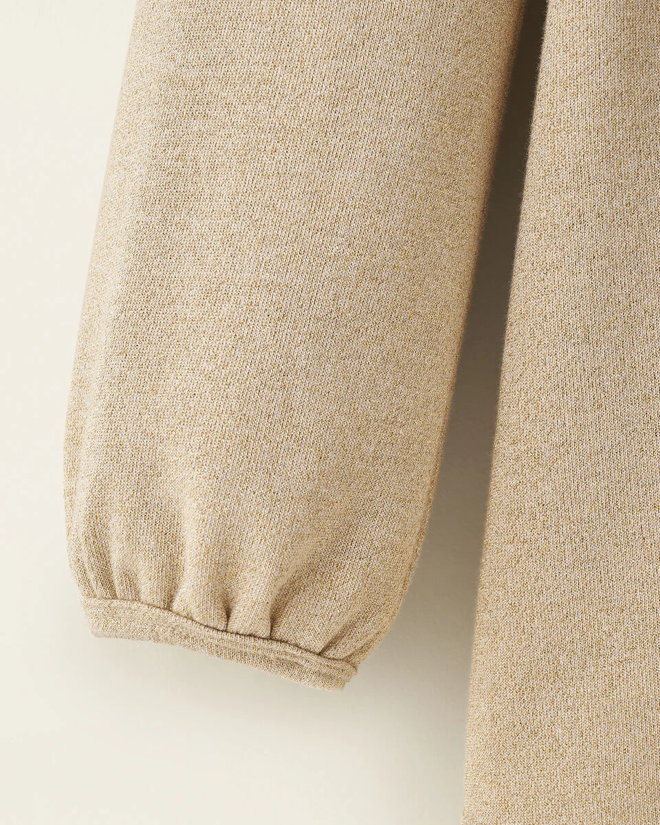 Girls Gold Sparkle Dress 6 Girls Gold Sparkle Dress - Image 6