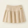 Girls Gold Sparkle Skirt