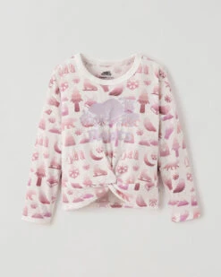 Toddler Girls Dolman Twist T-Shirt