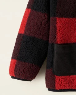 Toddler Shearling Fleece Zip Hoodie -Cloveras Fashion Shop 31030407 VV3 d