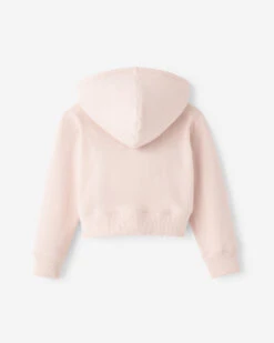 Toddler Girls Cozy Cooper Shrunken Zip Hoodie -Cloveras Fashion Shop 31030424 A61 b