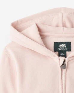 Toddler Girls Cozy Cooper Shrunken Zip Hoodie -Cloveras Fashion Shop 31030424 A61 e