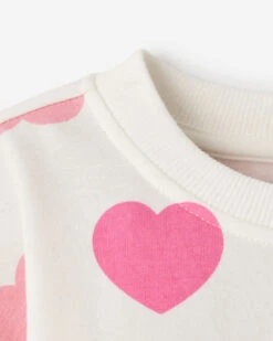 Toddler Cozy Love Crew Sweatshirt -Cloveras Fashion Shop 31030429 CJ2 d