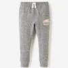 Toddler Girls Organic Slim Cuff Sweatpant