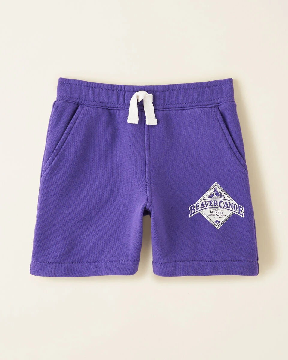 Toddler Beaver Canoe Sweatshort 1 Toddler Beaver Canoe Sweatshort