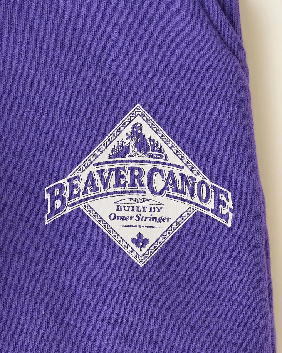 Toddler Beaver Canoe Sweatshort 3 Toddler Beaver Canoe Sweatshort - Image 3