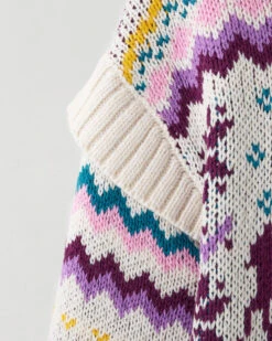 Toddler Girls Fair Isle Sweater Dress -Cloveras Fashion Shop 31100027 A11 d