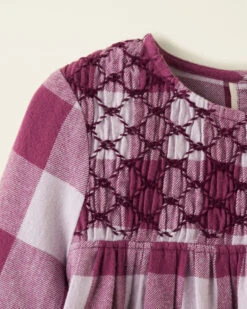 Toddler Girls Park Plaid Dress -Cloveras Fashion Shop 31100057 752 c