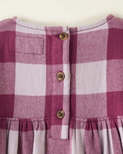 Toddler Girls Park Plaid Dress -Cloveras Fashion Shop 31100057 752 d