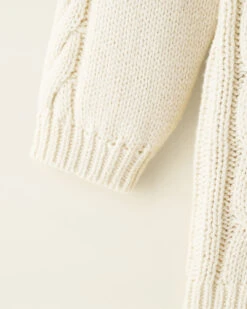 Toddler Girls Cable V-Neck Sweater Dress -Cloveras Fashion Shop 31100067 017 e