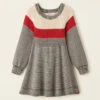 Toddler Girls Cabin Knit Stripe Dress