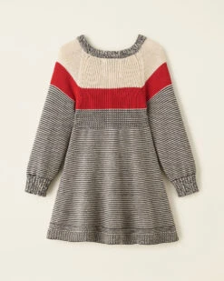 Toddler Girls Cabin Knit Stripe Dress -Cloveras Fashion Shop 31100069 W03 b