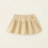 Toddler Girls Gold Sparkle Skirt