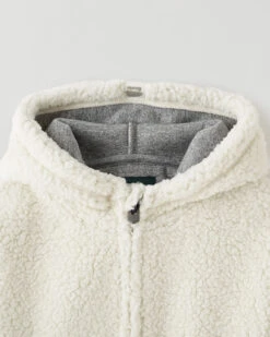 Baby Shearling Fleece Relaxed Zip Hoodie -Cloveras Fashion Shop 32030174 019 e