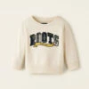 Baby Plaid Applique Crew Sweatshirt