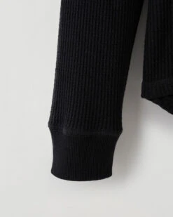 Waffle Long Sleeve Top -Cloveras Fashion Shop 38020205 001 d