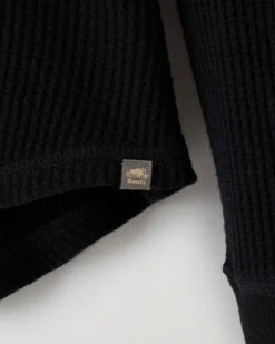 Waffle Long Sleeve Top -Cloveras Fashion Shop 38020205 001 e