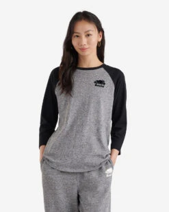 Womens Organic Cooper Baseball T-shirt