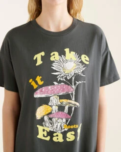 Womens Take It Easy Relaxed T-shirt -Cloveras Fashion Shop 38030948 901 d