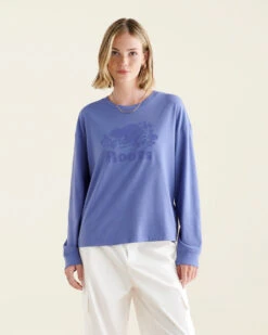 Womens Cooper Beaver Long Sleeve T-shirt