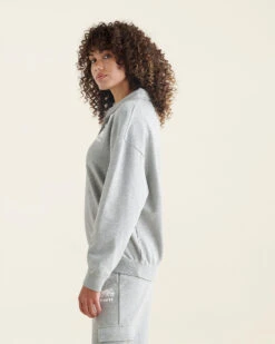 Organic Cooper Relaxed Polo Sweatshirt -Cloveras Fashion Shop 38040877 004 c