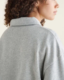 Organic Cooper Relaxed Polo Sweatshirt -Cloveras Fashion Shop 38040877 004 g