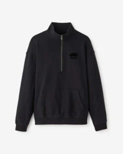 Organic Cooper Relaxed Half Zip Stein