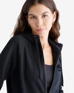 Organic Capri Full Zip Hoodie -Cloveras Fashion Shop 38040880 001 e