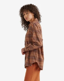 Manning Oversized Flannel Shirt -Cloveras Fashion Shop 38060121 20G c