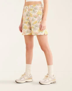 Floral Relaxed Sweatshort 6 Inch -Cloveras Fashion Shop 38120179 CJ2 c