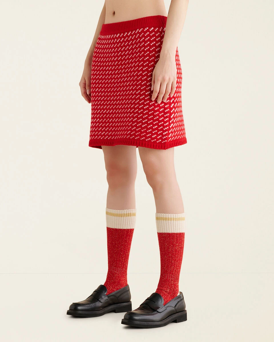 Falling Snow Mini Skirt 3 Falling Snow Mini Skirt - Image 3