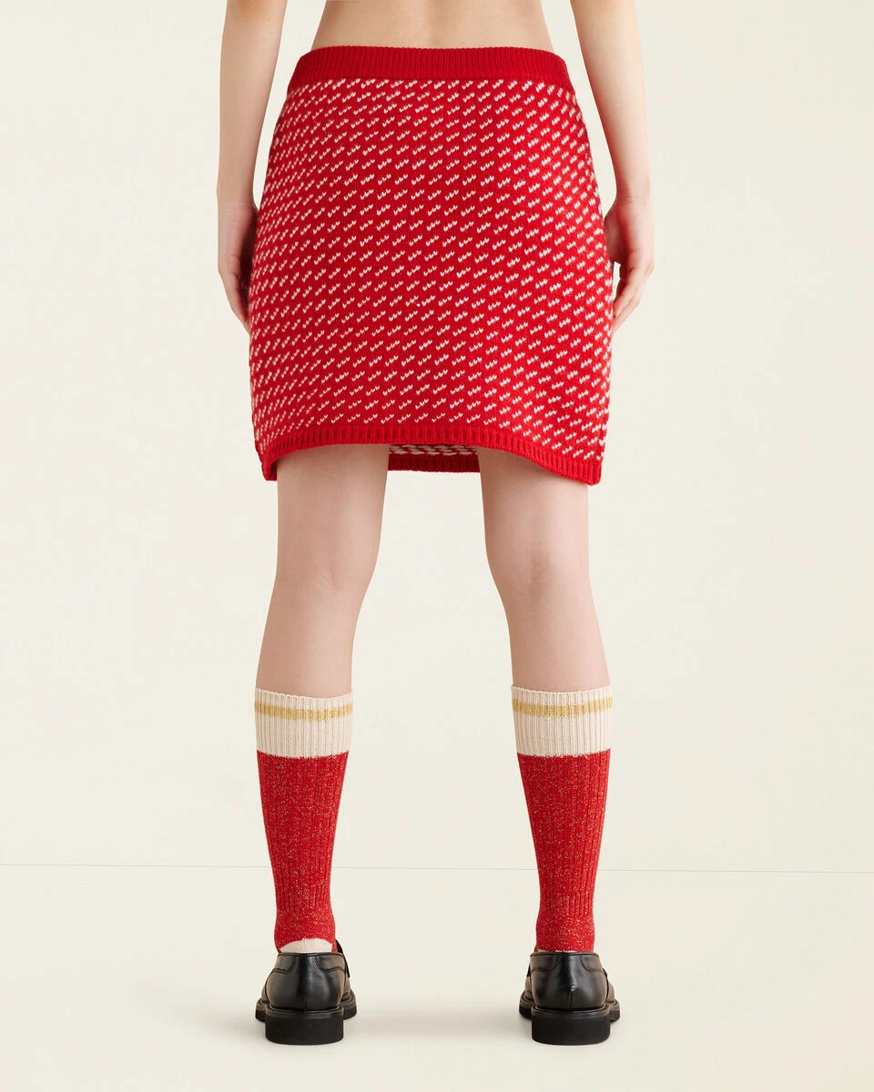 Falling Snow Mini Skirt 4 Falling Snow Mini Skirt - Image 4