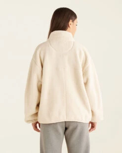 Shearling Fleece Snap Jacket -Cloveras Fashion Shop 38140199 219 d