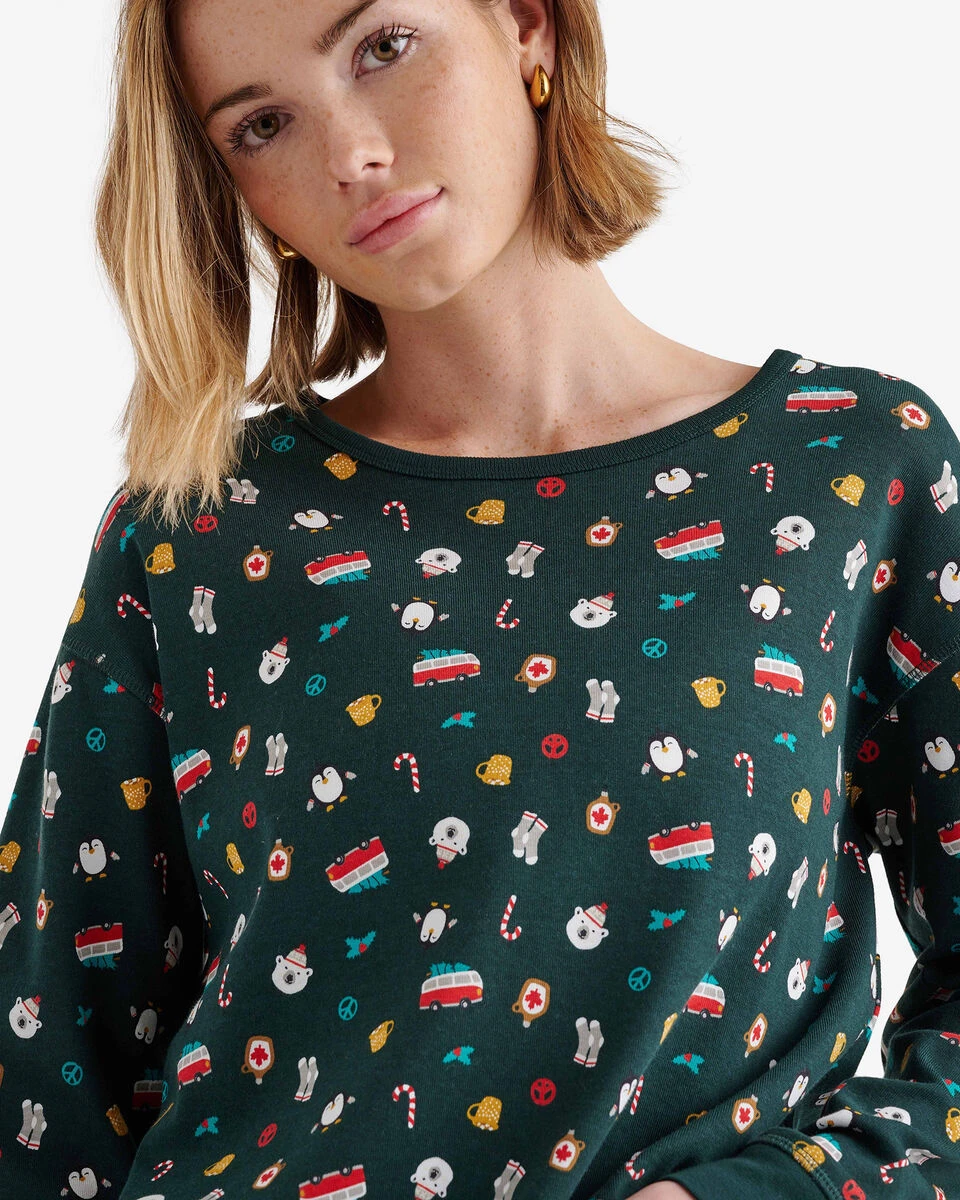 Womens Winter Pajama Top 4 Womens Winter Pajama Top - Image 4