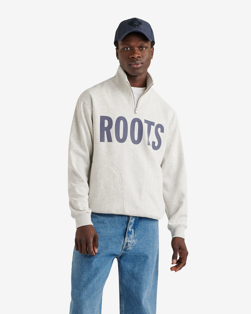 Franklin Relaxed Half Zip Stein 1 Franklin Relaxed Half Zip Stein