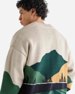 True Nature Of Sport Mountain V-Neck Sweater -Cloveras Fashion Shop 39070138 Y99 e