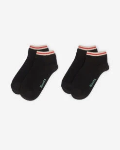 Adult Cotton Cabin Ped Sock 2 Pack