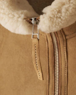 Shearling Vest -Cloveras Fashion Shop 49010047 Y24 d