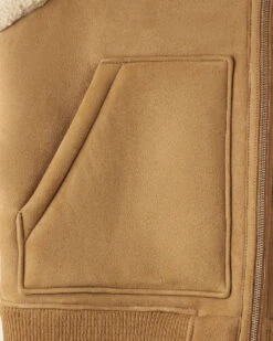 Shearling Vest -Cloveras Fashion Shop 49010047 Y24 e