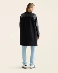 Womens A-line Varsity Jacket -Cloveras Fashion Shop 49020020 001 c